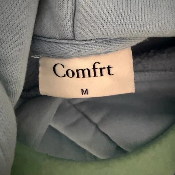 Comfrt Signature Astro Light Blue Cozy Hoodie & Jogger Set Size M - Picture 11 of 11